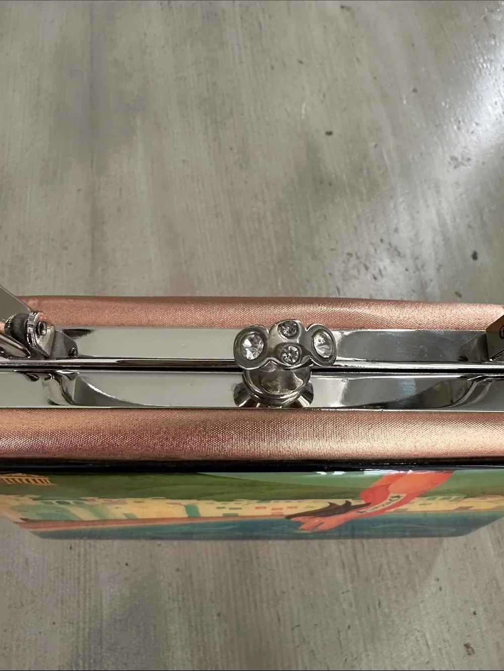 Vintage Debbie Brooks St. Louis Licensee of the USOC Clutch